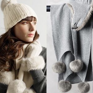 NWT Restoration Hardware Cashmere Scarf Gifting Christmas Gift Ready Holiday‎